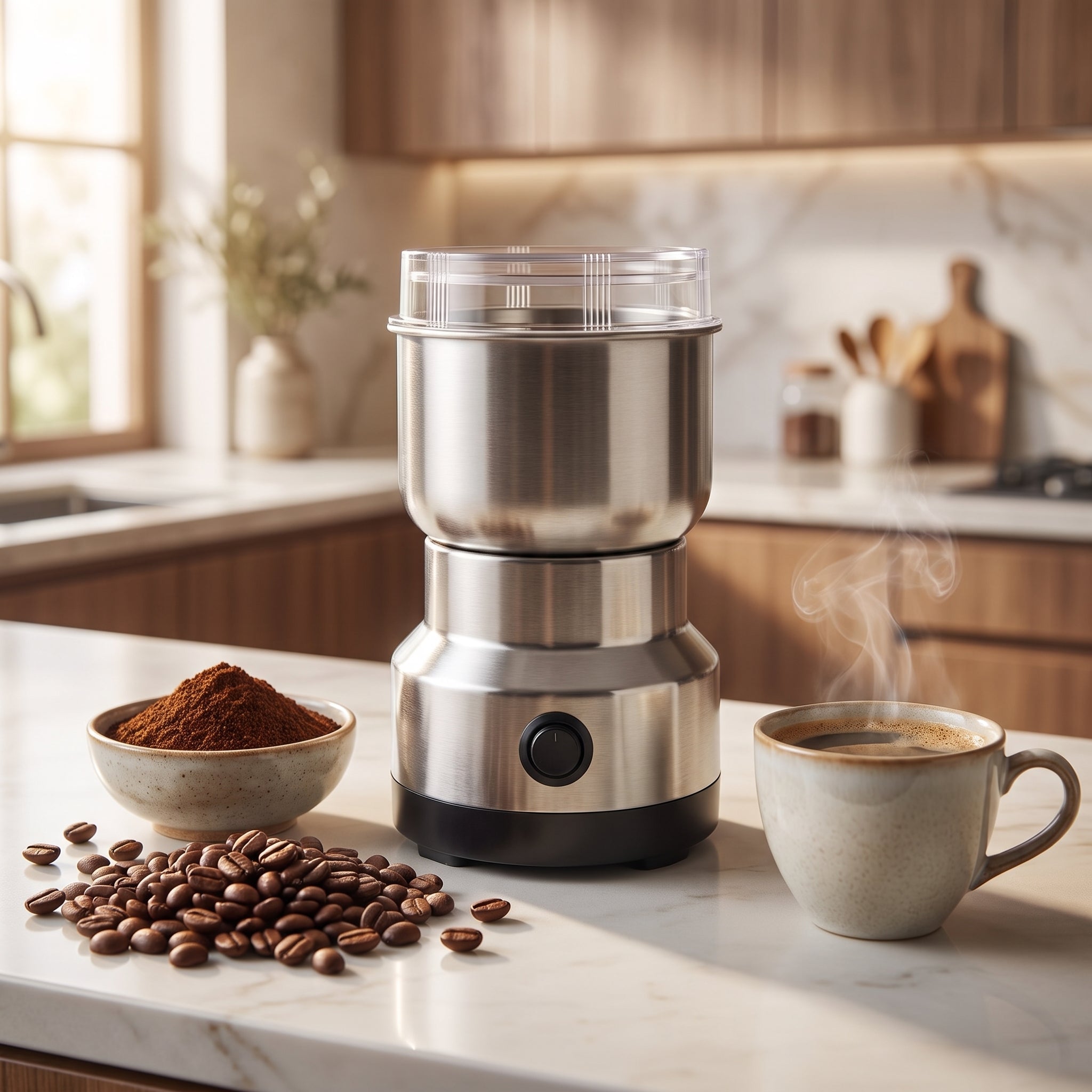 Mini Molino Triturador – Muele Café, Especias y Mucho Más en Segundos